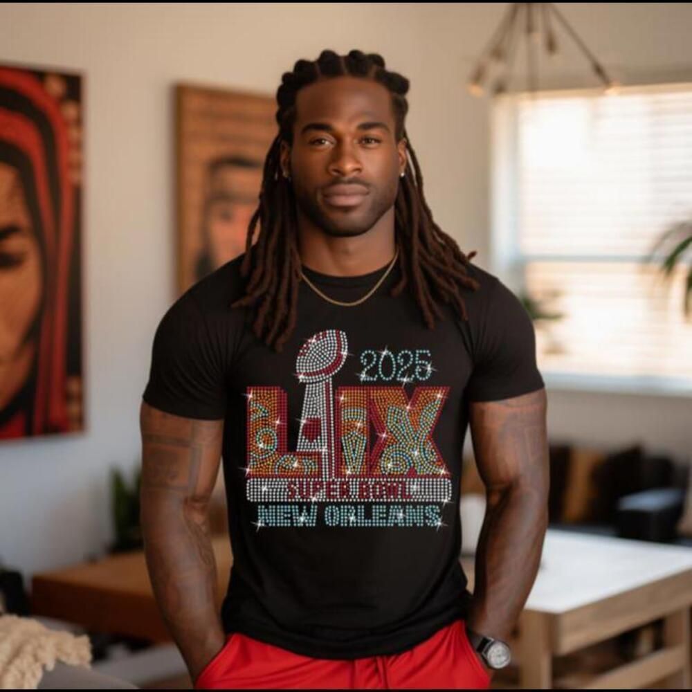 2025 Superbowl Bling Tee